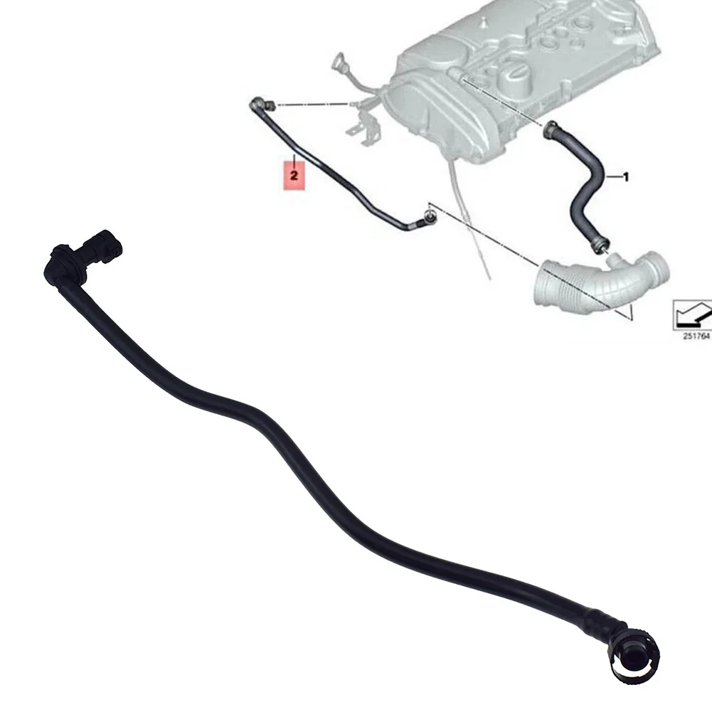 Tubo del basamento Tubo filtrato per condotto dell'aria 11157614690 per BMW Serie 1/3 F20 F31 F21 F30 F35 F30 116i316i Tubo di ventilazione in plastica