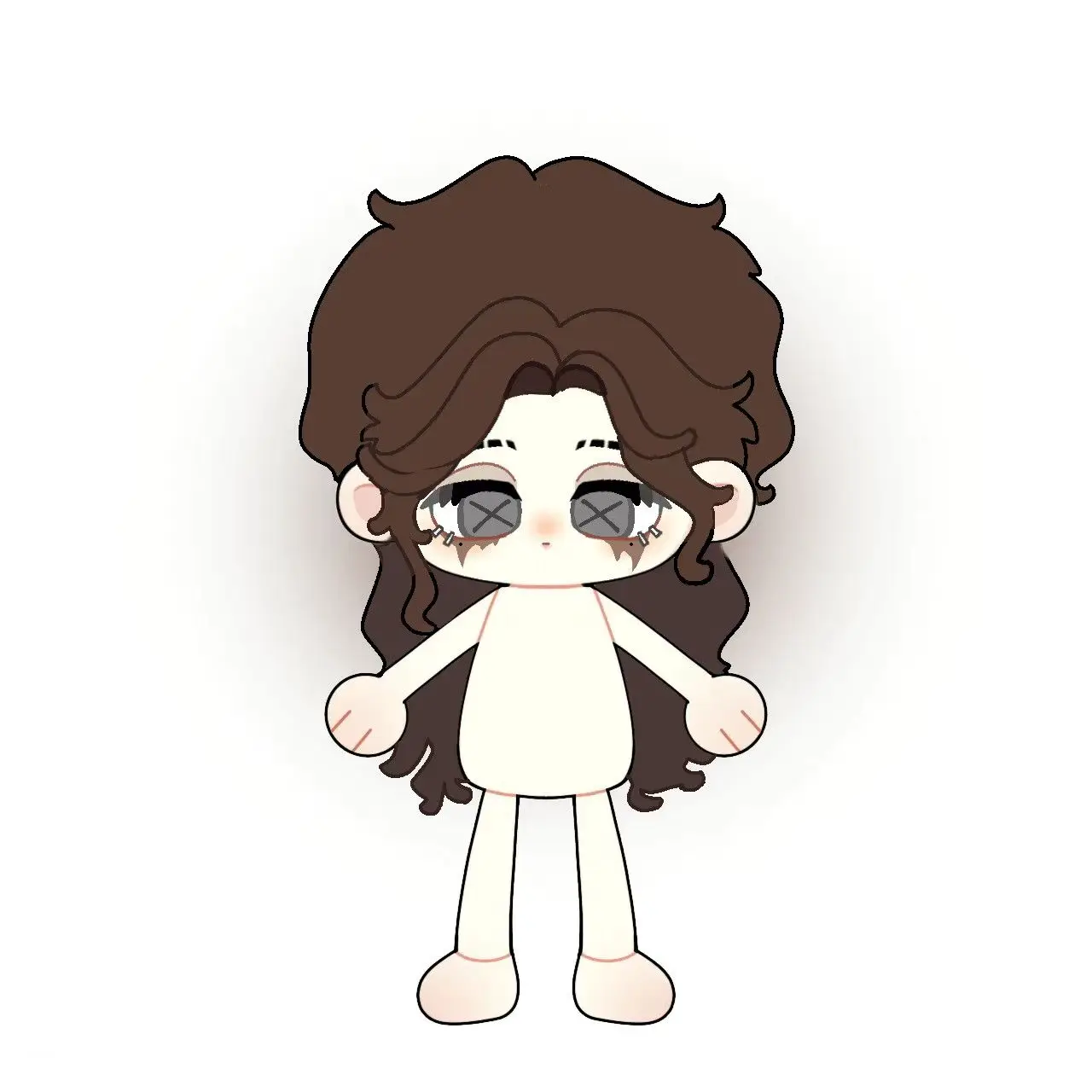 Identity Ⅴ Ada Mesmer Psychologue, Costume de Mascotte Anime, Peluche, Poupée de 15 cm pour Porte-clés, Cadeau Cosplay