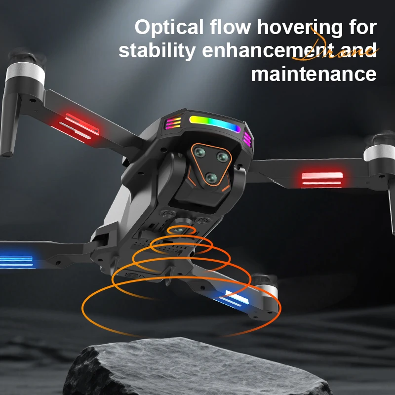 طائرة بدون طيار GPS، إصدار احترافي مع وظيفة تجنب العوائق، كاميرات مزدوجة عالية الوضوح، محرك بدون فرش، 5G WiFi، راديو #6