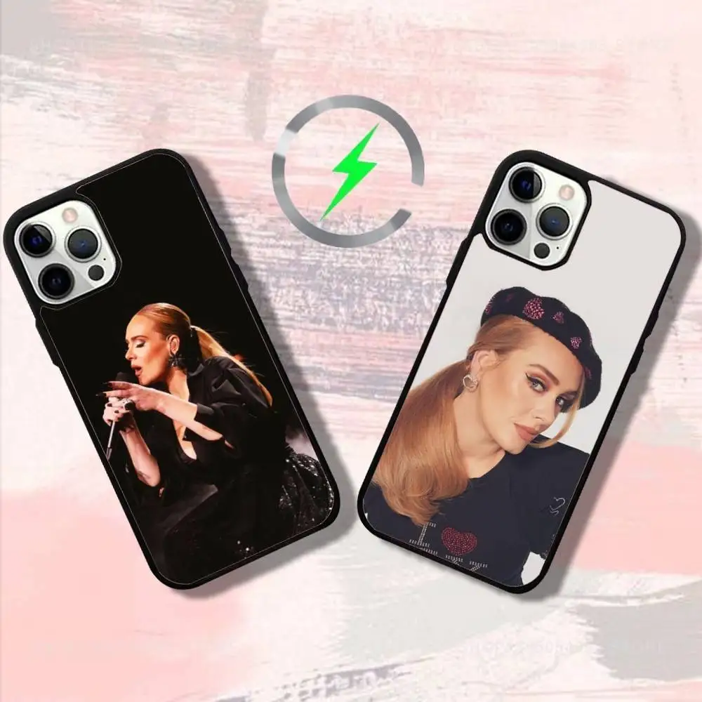 

Hot Singer A-Adeles Phone Case For iPhone 17,16,15,14,13,12,11,Pro,Max,Plus,Mini,SE4,E Magnetic Magsafe Wireless Charging