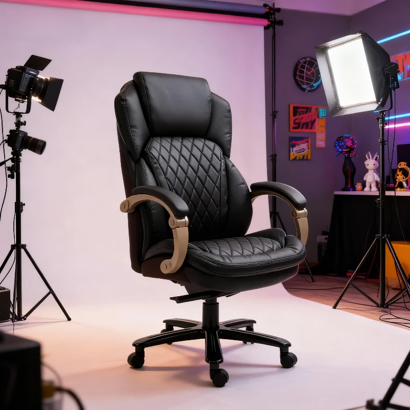 -ForHome Ergonomic Gaming Chair for Desk Recliner Computer Chair on Wheels With Backrest Mesa Gamer Chairs Office Mouse Pad&