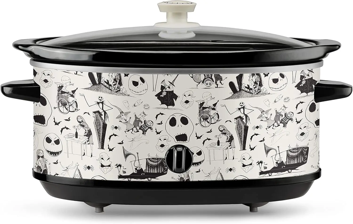 

Nightmare Before Christmas 7-Quart Sketch Pattern Slow Cooker