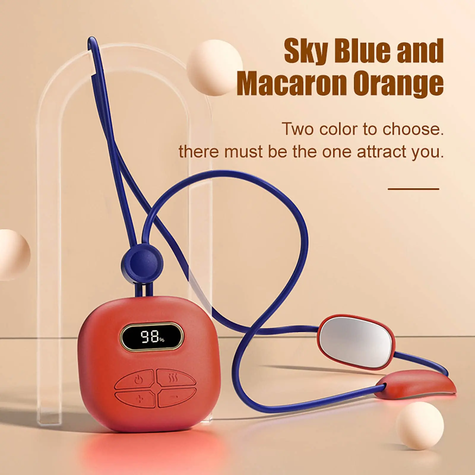 

Smart Hanging Neck Cervical Spine Massager With Hot Purse TENS Massage Relax Relief EMS Portable Pain Thigh