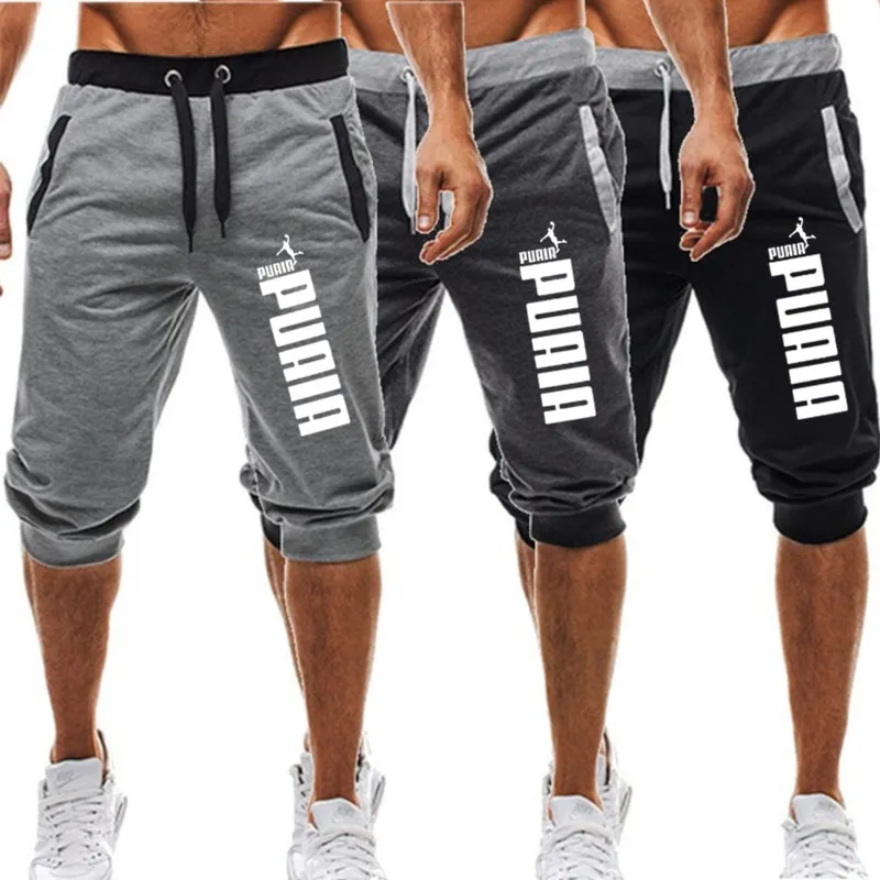 Pantalones Deportivos para Hombre 2026, Shorts Casuales para Correr, Pantalones Elásticos de Fitness, Pantalones 3/4 Casuales, Tallas M-3XL
