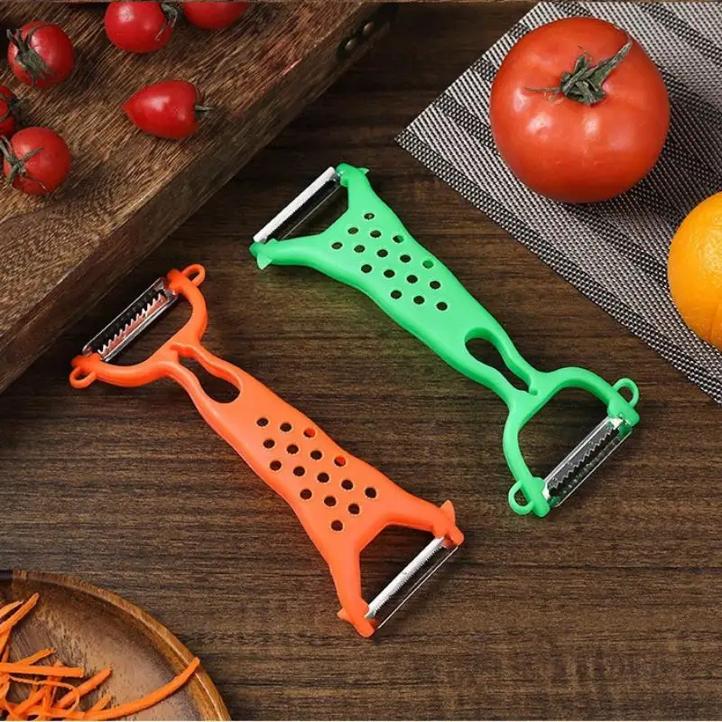 NEW Sharp Dual Head Stainless Steel Vegetable Peeler Kitchen Tool For Fruit Potato Vegetable Peeling Slicing Shredding Gadget