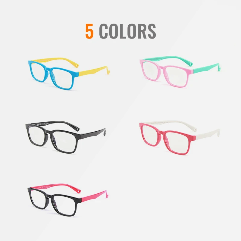 Toketorism Lightweight Children's Glasses Anti Blue For Computer Fashion Eyeglasses For Kids 9318