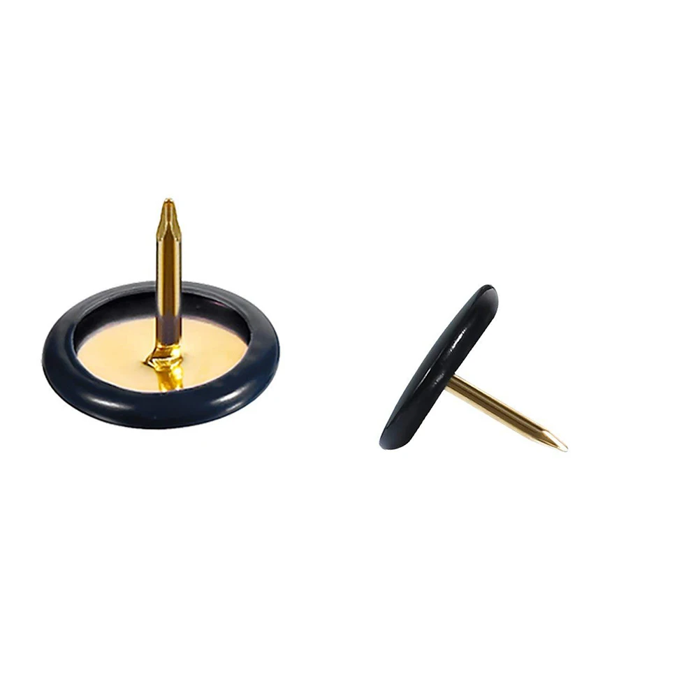 

Colored Pushpins Cute Thumbtacks Office Decorative Flat Drawing Colorful for Bulletin Board Round Head