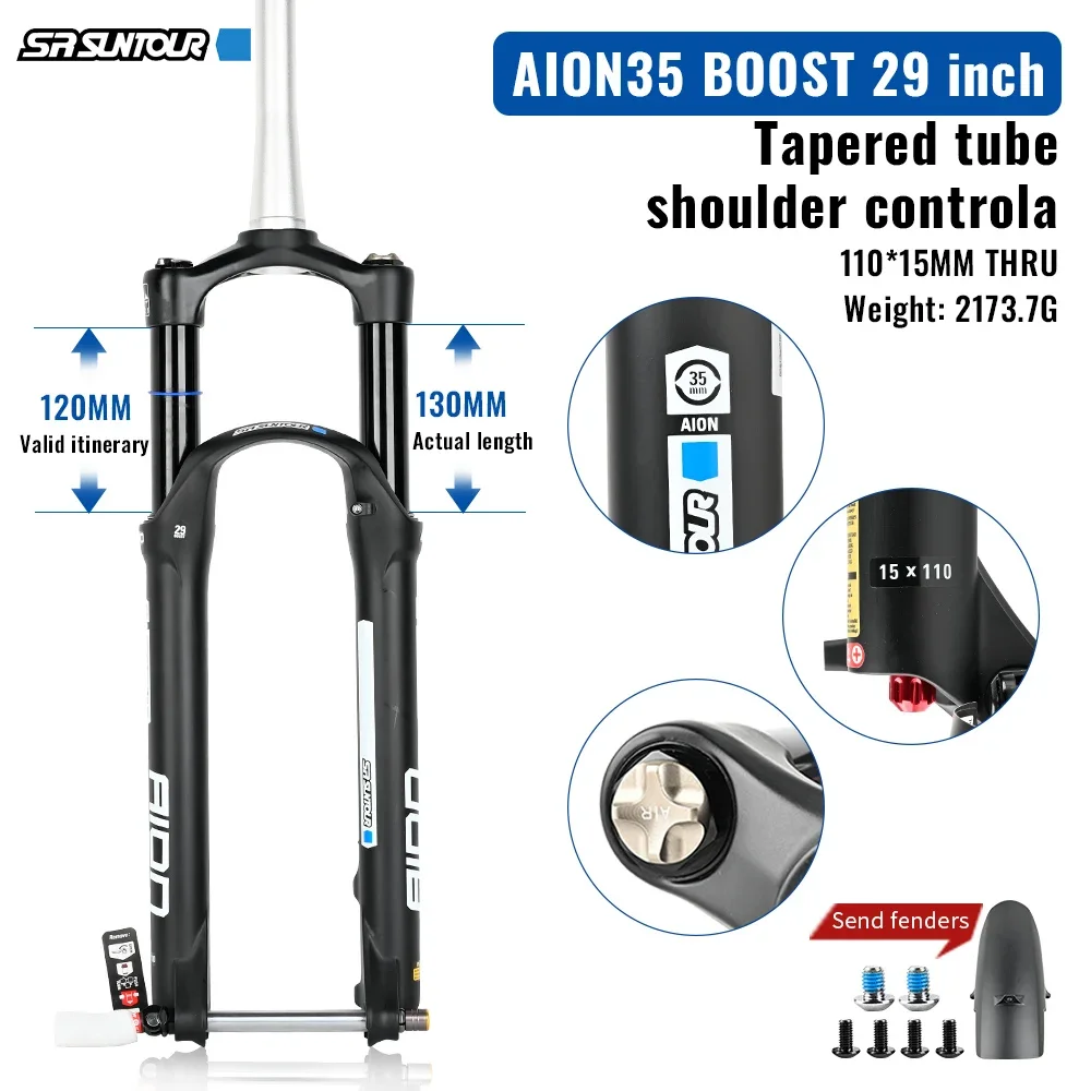SR SUNTOUR 自転車フォーク EPIXON 26 / 27.5 / 29er 100 ミリメートル