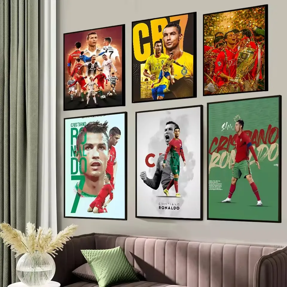 

Classic Football Star CR7 Art Poster Canvas Painting Prints Posters Artwork Home Decor Decor Bedroom Pictures Children's Gift