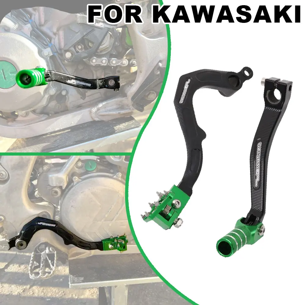 Motorcycle Parts CNC Foot Brake Lever Pedal For KAWASAKI KX450F 2006-2018 KX450 2020 KLX450R 2008-2019 KX250 KX250F