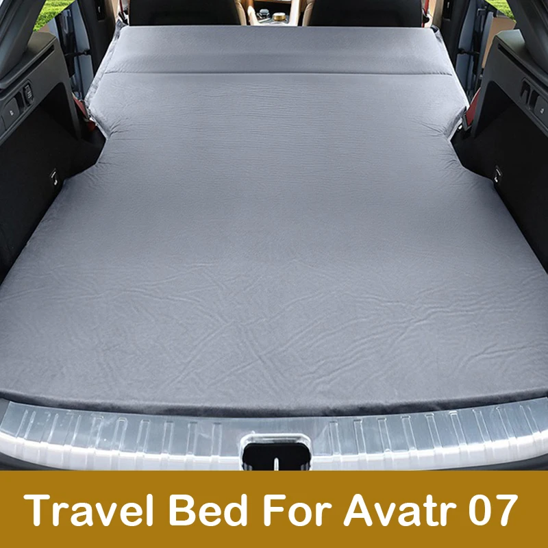 Car Air Mattress For Avatr 07 Travel Bed Self-driving Inflatable Bed Outdoor Portable Camping Bed Rear Sleeping Mat Accessories