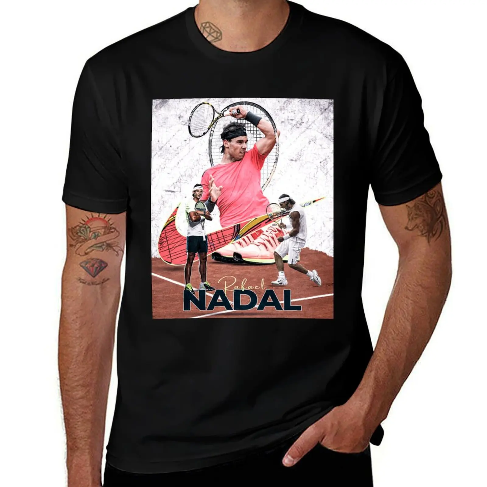 

nadal Tenis anime shirts Rafeal t man cotton t tshirt funny for T-Shirt - personalised shirt