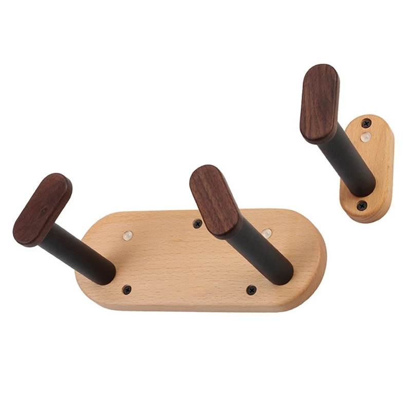 

ABJX New Acoustic Guitar Wall Bracket Solid Wood Split Electric Guitar Bracket Classical Bracket Violin Wall Bracket