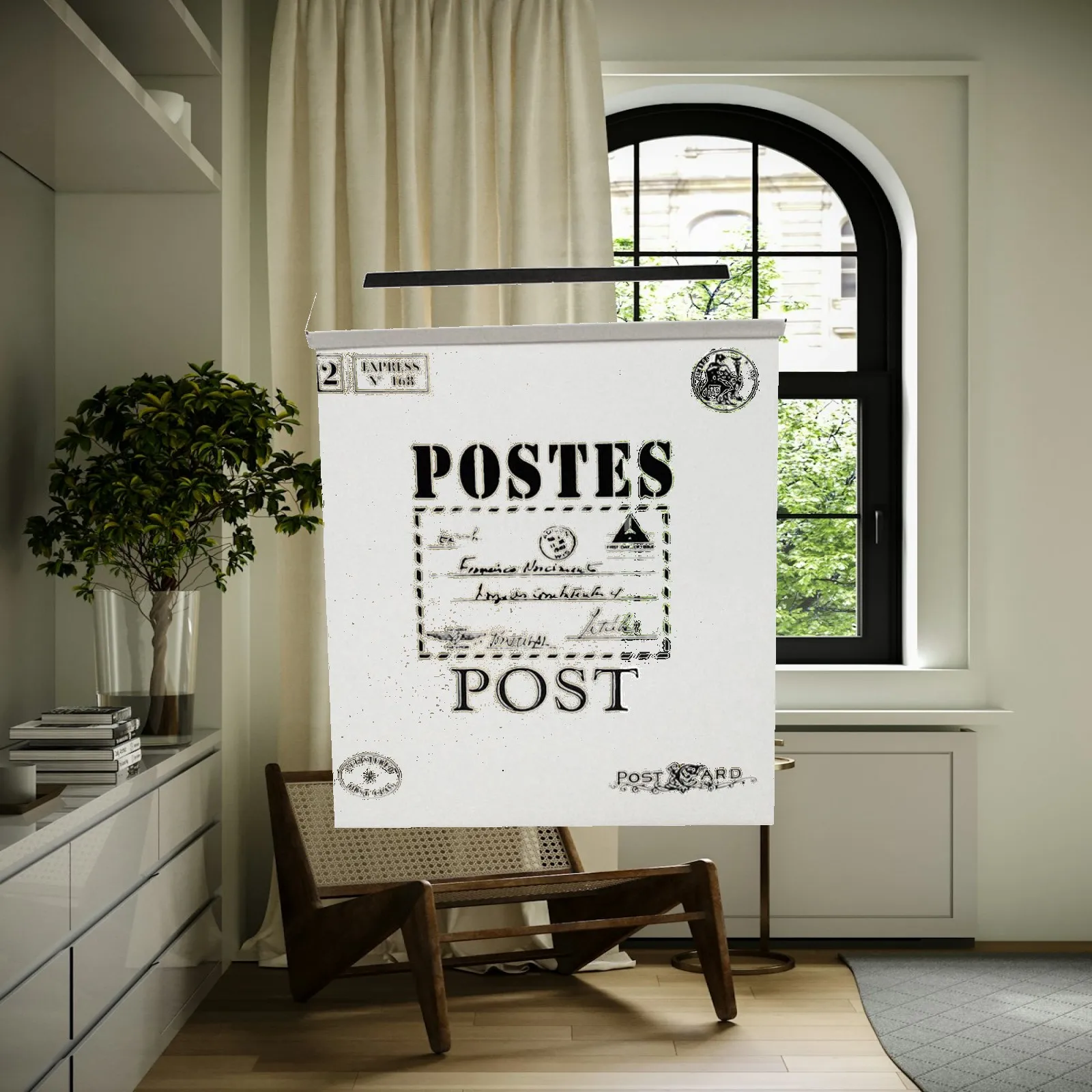 American Mailbox Wall Mounted Postbox Letter Mailbox Outside Weather Resistant for Front Porch