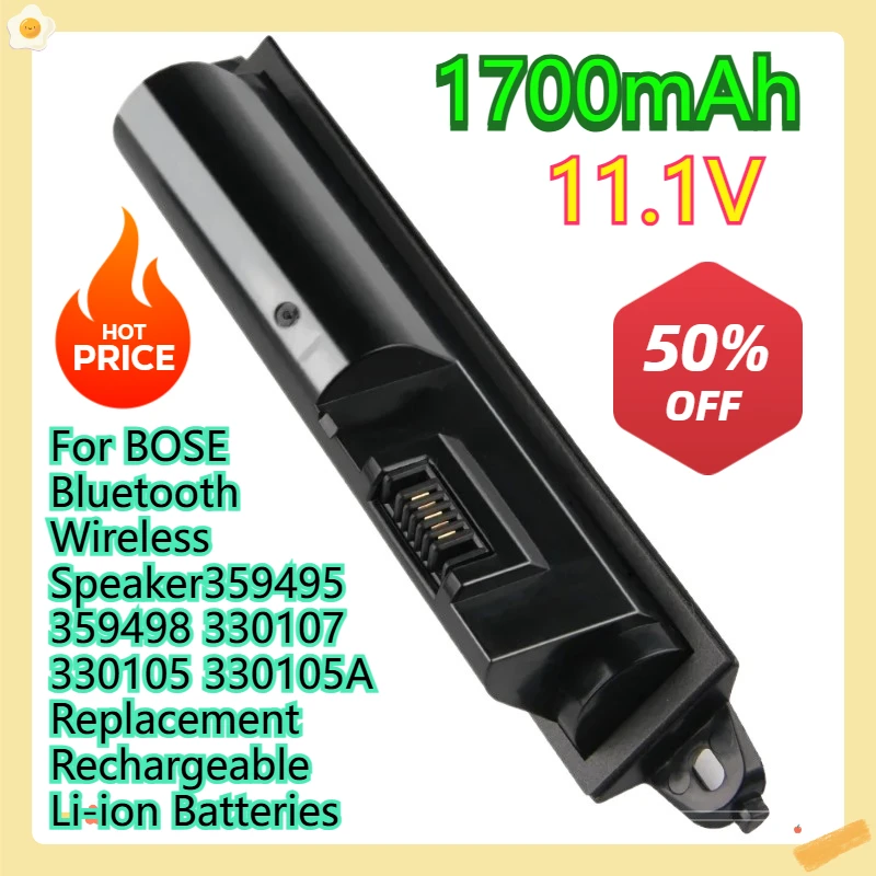 

For BOSE Bluetooth Wireless Speaker359495 359498 330107 330105 330105A Replacement Rechargeable Li-ion Batteries 1700mAh