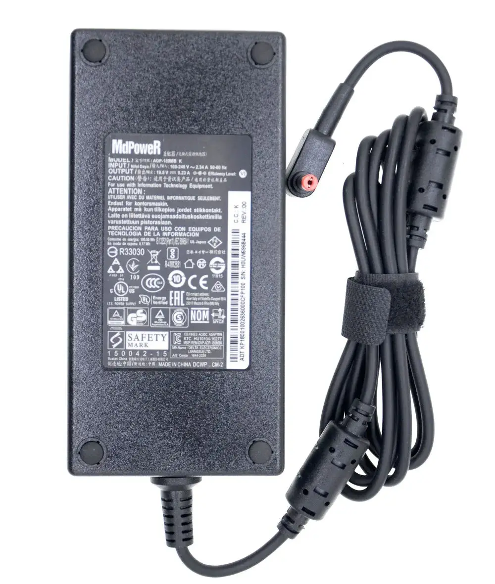 

Genuine Chicony A17-180P4A 19.5V 9.23A 180W A180A056P A180A034P AC Adapter For ACER NITRO AN515-55 Laptop Power Supply Charger
