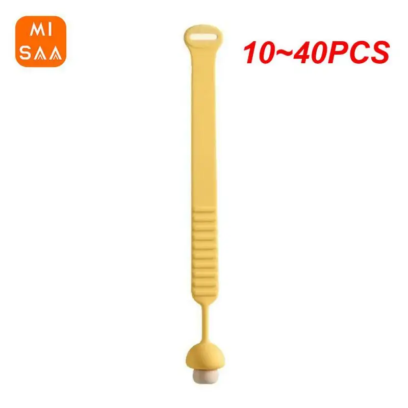 10~40PCS Toilet Accessories Easy To Use Cute Yellow Cute Bathroom Accessories Toilet Lid Opener Handle Flipper Durable