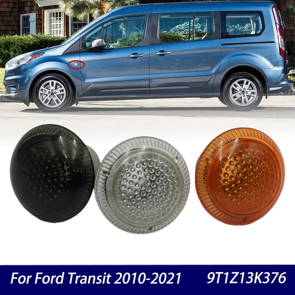 2pcs For Ford Transit Connect For Tourneo Connect 2010-2021 Side Marker Lights Turn Signal Light Housing OEM# 9T1Z13K376