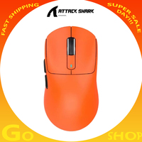 New Attack Shark X3 Pro Wireless 4k Reciver Mouse Paw3395 Tri Mode Gaming Mouse Long Battery Life E-sports Pc Gamer Accessories