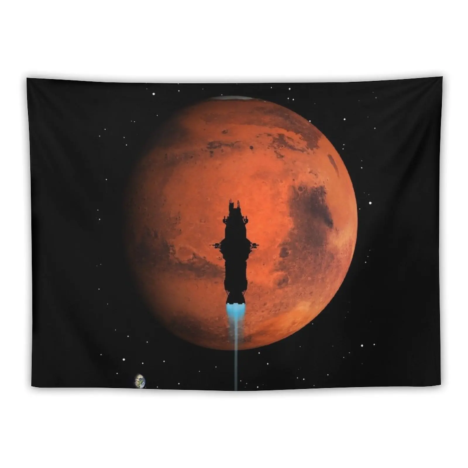 Rocinante Silhouette Poster Tapestry Outdoor Decoration Aesthetics For Room Room Decor Korean Style Wall Decorations Tapestry