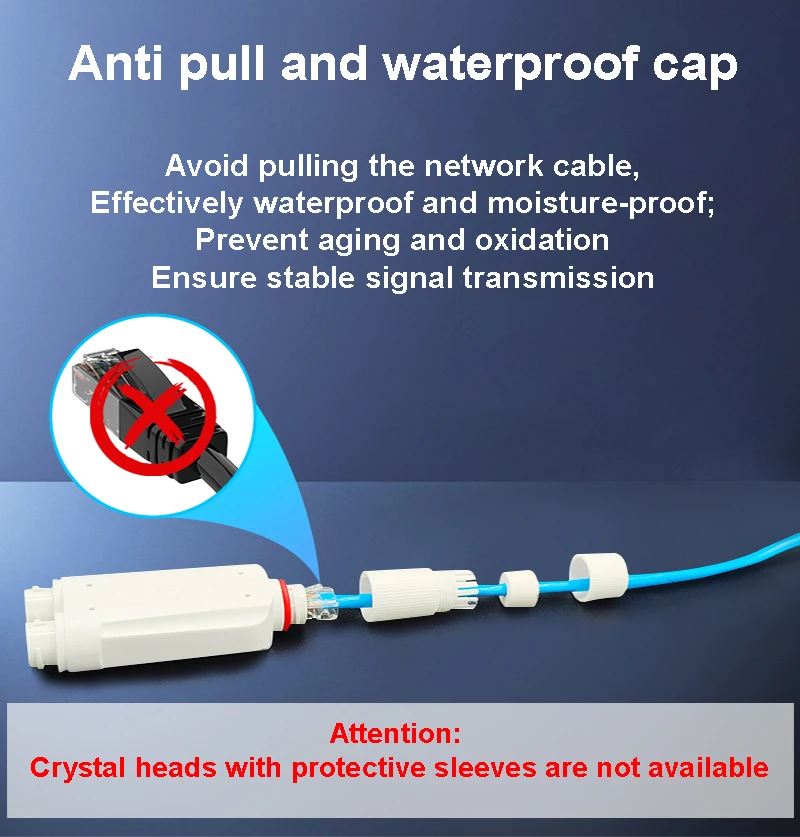 

1PCS 2 Port Waterproof POE Repeater IP66 10/100Mbps 1 to 2 PoE Extender with IEEE802.3af/at 48V Outdoor for POE Switch Camera