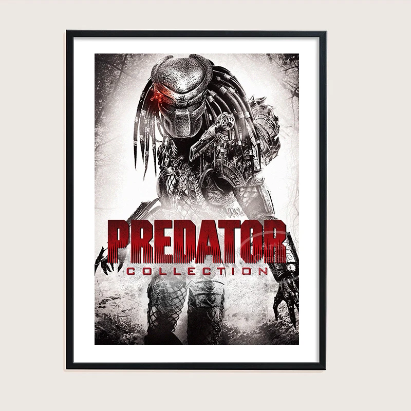 The Predator Poster Horror Movie Canvas Painting  Arnold Schwarzenegger  Pictures for Living Room Home Decor