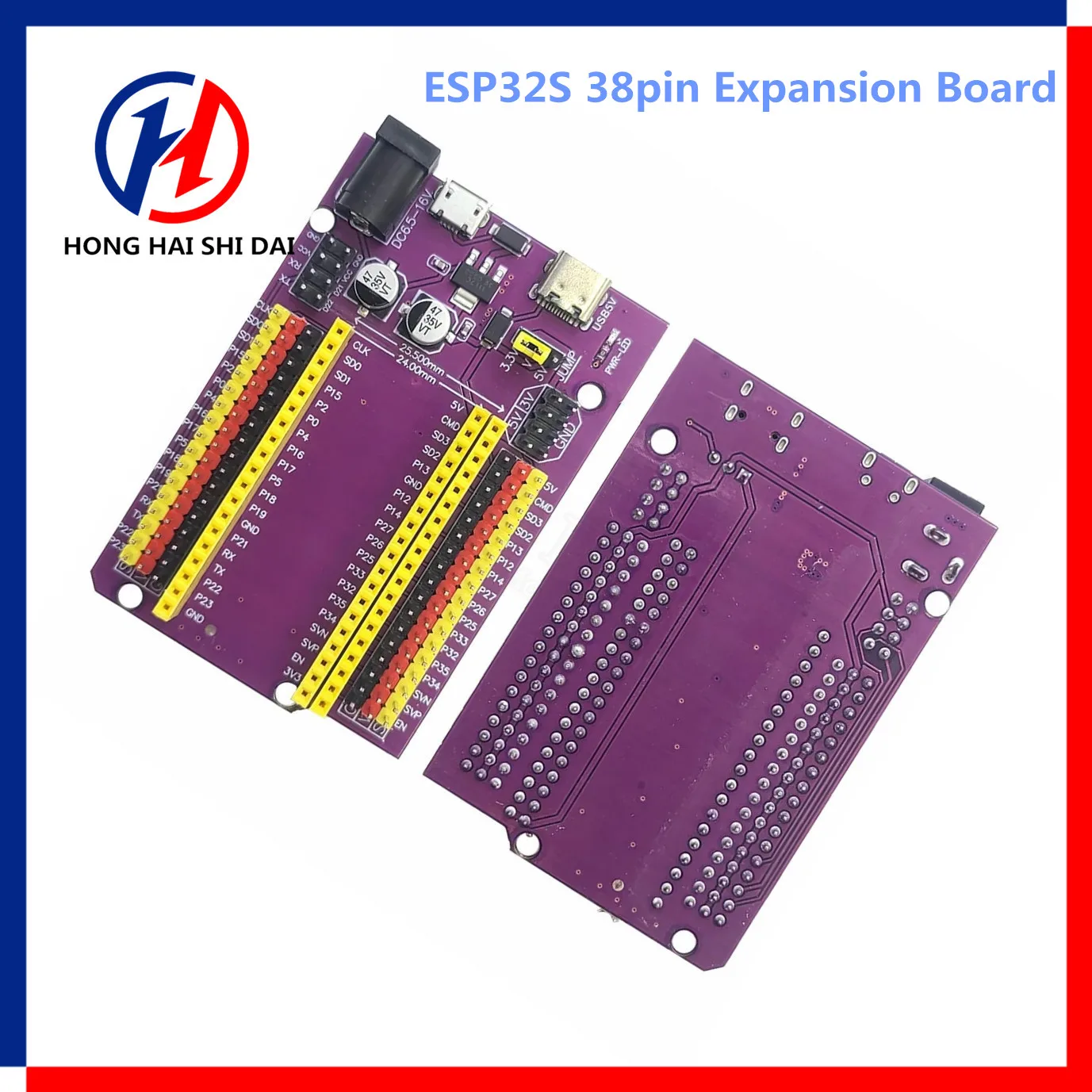 38Pin Expansion Board for ESP32 Development Board Internet of Things Wifi BT Module Dual-core CPU Low Power Consumption ESP-32S