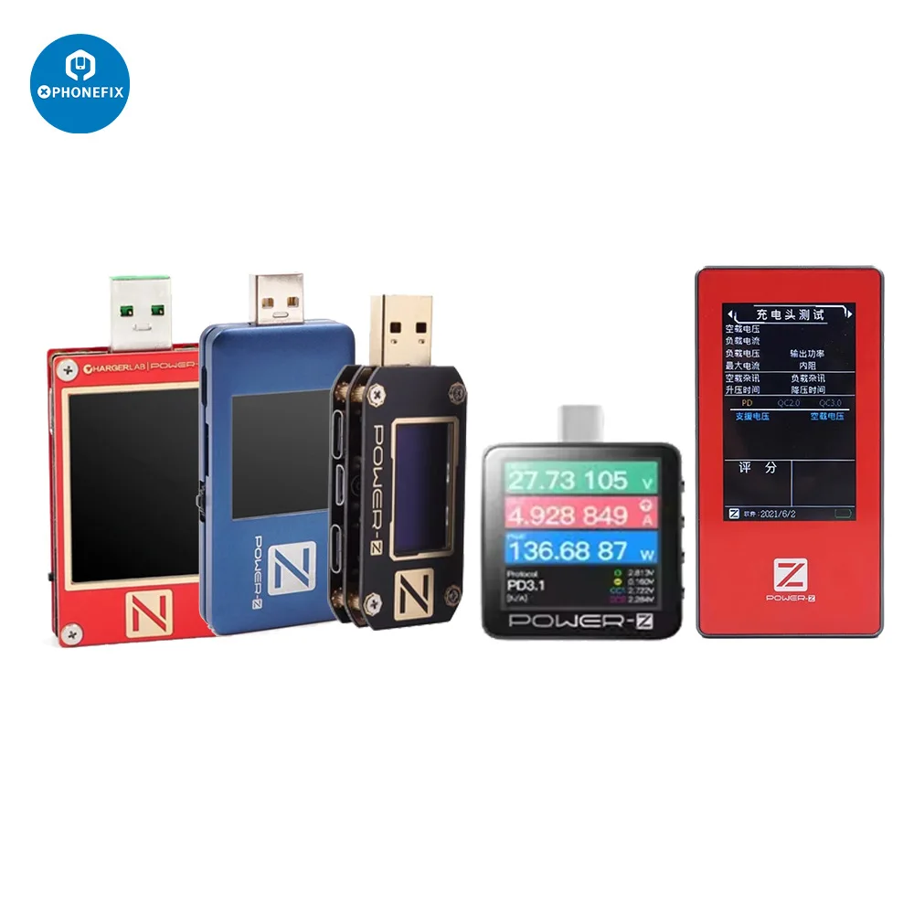 

POWERZ-PD Pro USB Voltage Flow Tester Portable Instrument Fast Charging Power Tester KM003C