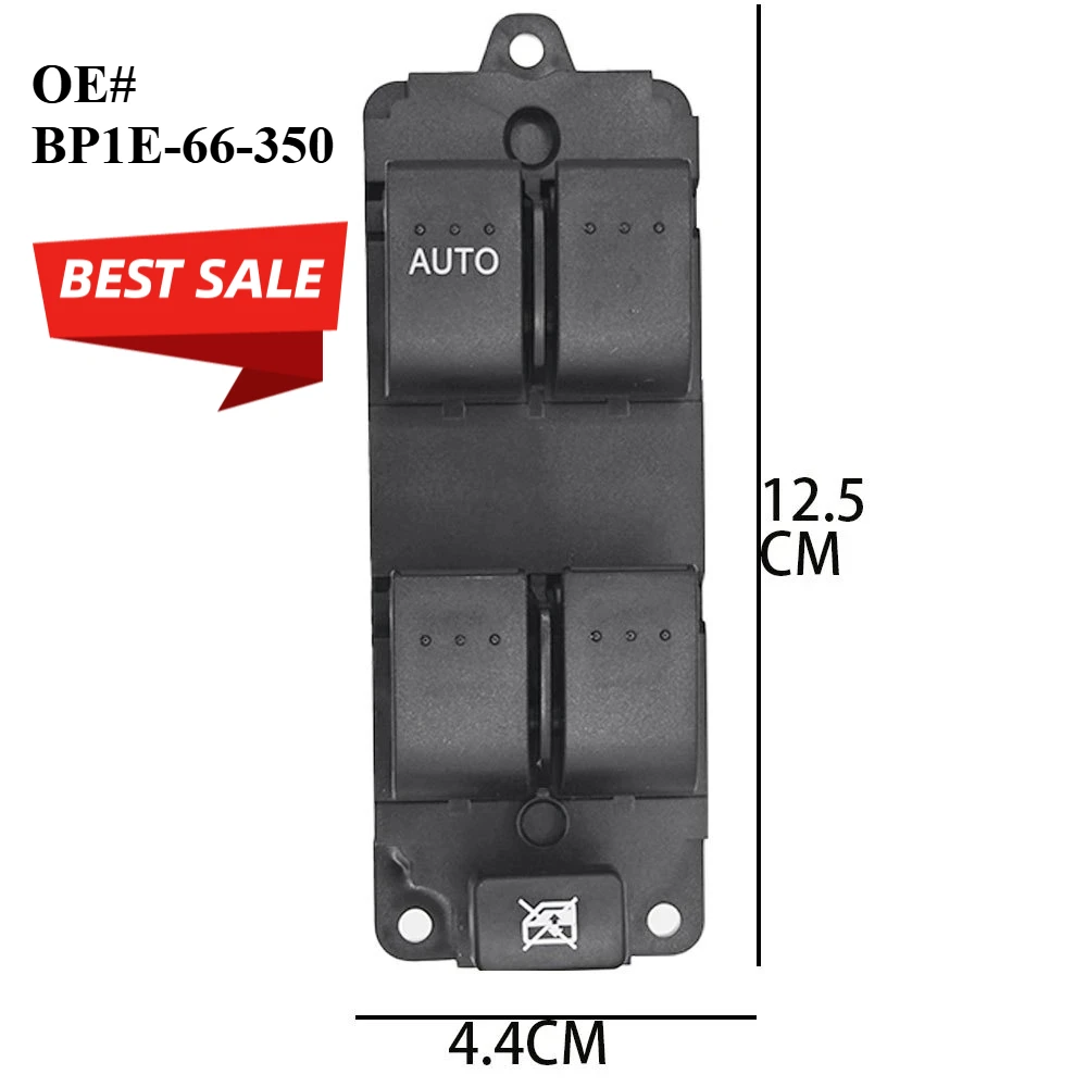 

Driver Side Left Power Window Control Switch Electric Window Lifter Replacement for Mazda 3 2003 2004 2006-2010 BP1E-66-350