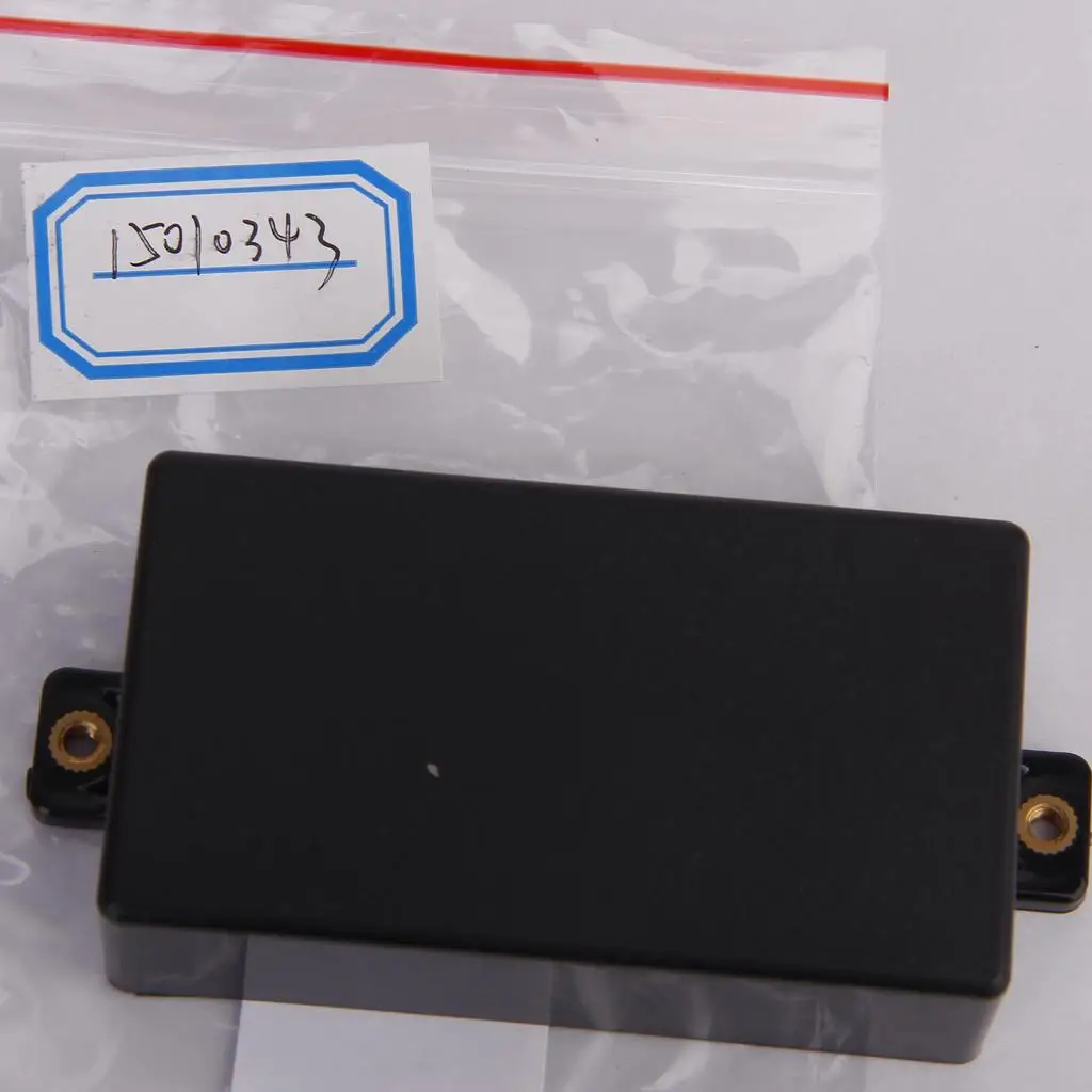 Black Humbucker Pickup Cover ABS Custom Guitar Clip Pickup Kit Protector for SQ ST Electric Acoustic Guitar