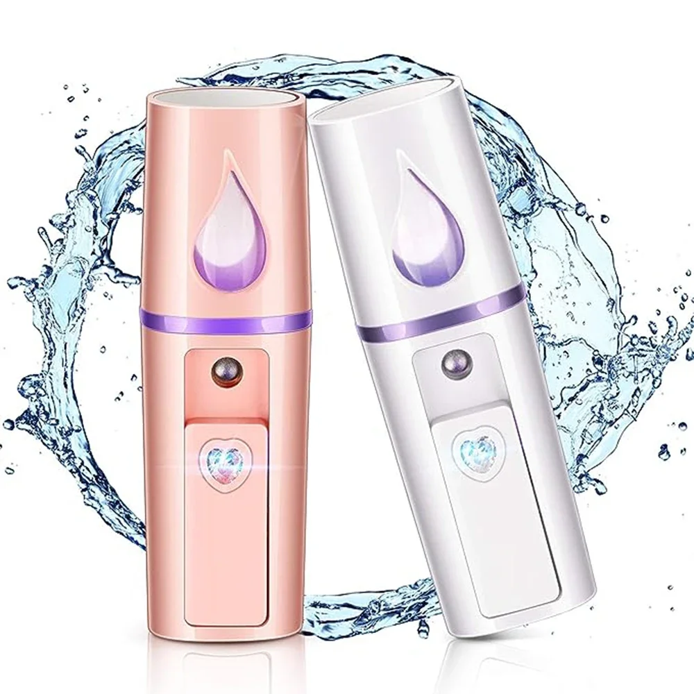 20ml Mini Humidifier Portable USB Rechargeable Nano Personal Face Sprayer Cool Mist Maker Fogger Humidifier Beauty Skin Care