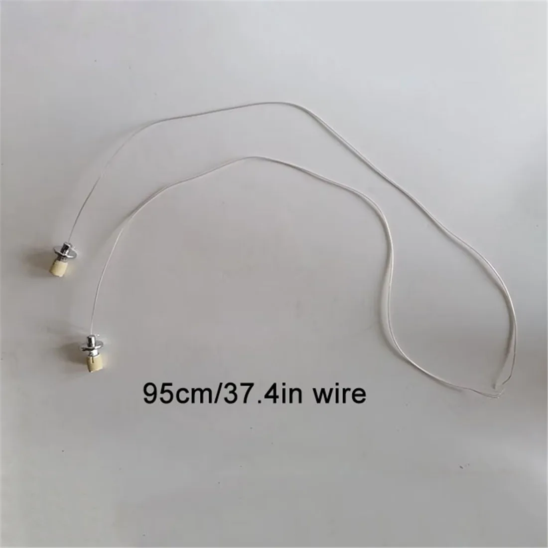 2/10/25pcs G9 thread ceramic lamp holder with 1m hanging wire g9 screw threaded socket base + cable lighting accessory wholesale