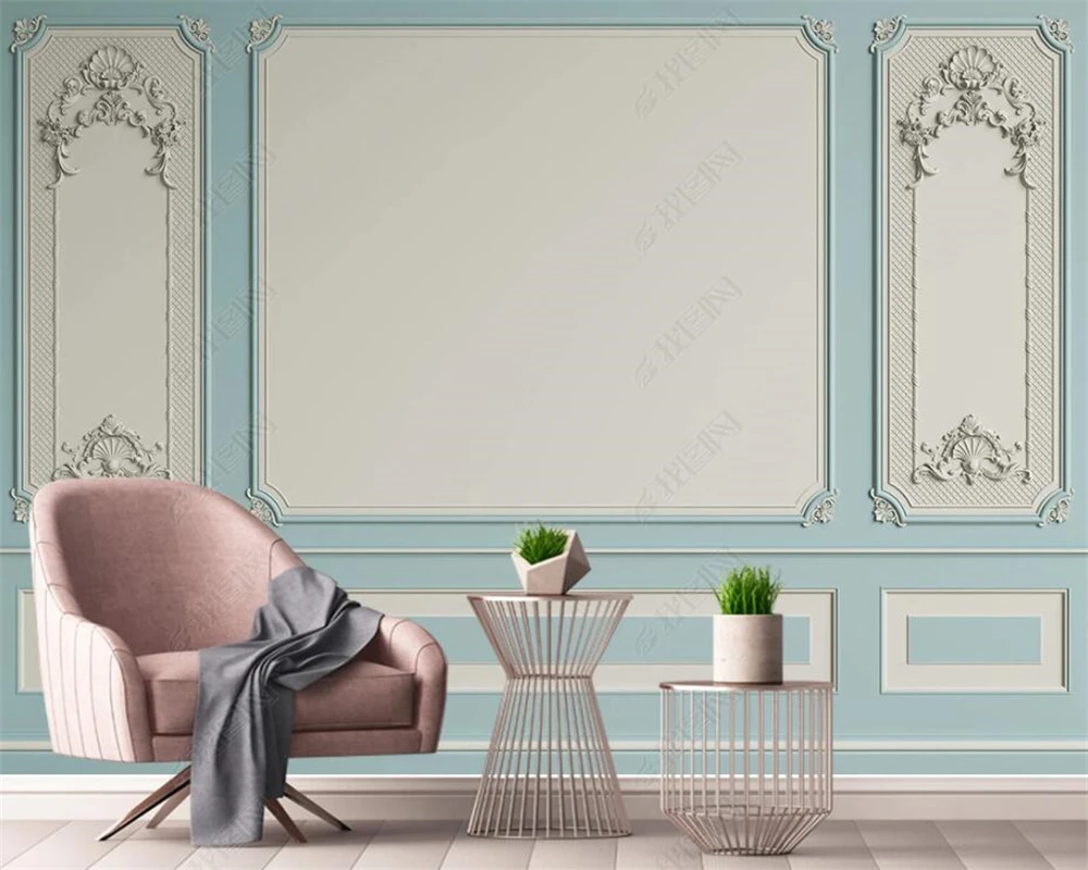 

Beibehang papel de parede индивидуальные новые современные простые золотые трехмерные гипсовые дверные обои для телевизора, дивана, фоновые обои