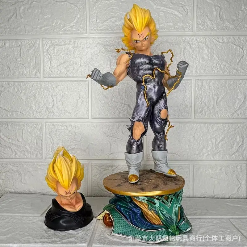 

34cm Dragon Ball Majin Vegeta Anime Figure - Standing Pose Model Statue For Desktop Decoration Collectible Ornament Gift For Fan