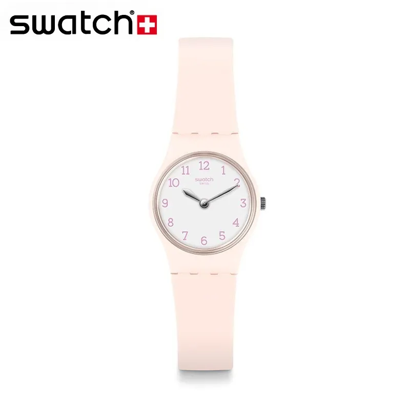 Swatch Swiss Watch Pink Female Small Dial Quartz Watch Birthday Gift LP150