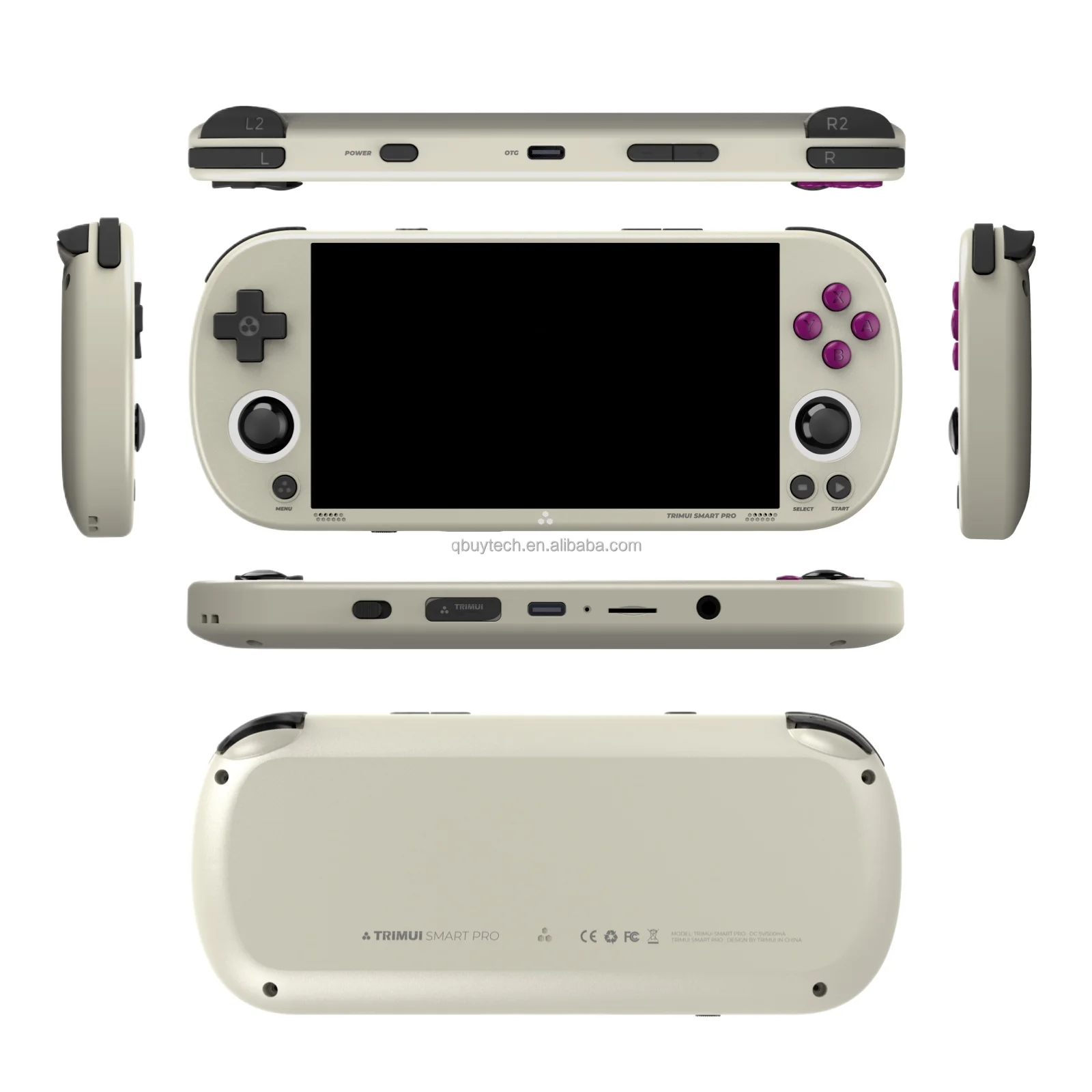 

HiCyber Smart Opening Linux System Portable Handheld Game Console Retro HD 4.96 Inch Ips Screen Game Player