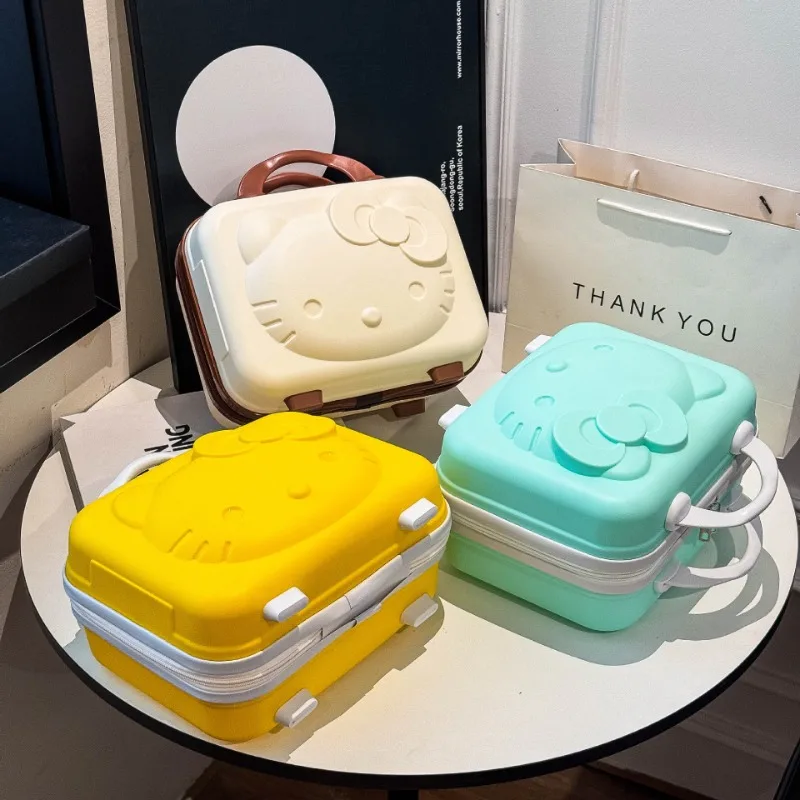 

Cartoon Cosmetic Case 14-inch Suitcase Wedding Souvenir Storage Suitcase Creative Gift Large Capacity Waterproof Password Box