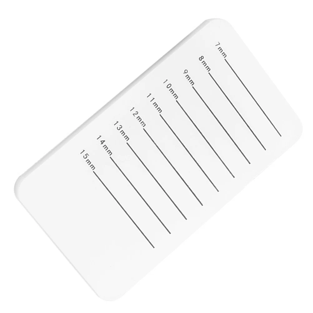 1 قطعة لوحة عرض الرموش الأكريليك 7 مللي متر-15 مللي متر حامل الرموش القابل لإعادة الاستخدام لتطعيم الرموش الصناعية صينية تمديد أداة ملحق #1