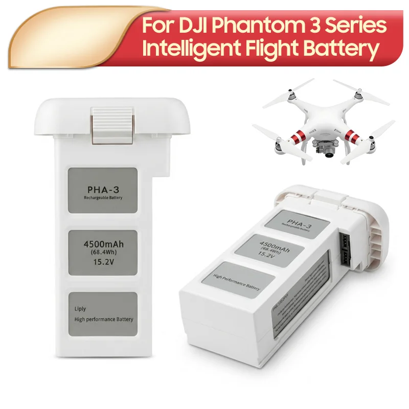 NEW Replacement Battery For DJI Phantom 3 Pro Phantom 3 Advanced Phantom 3 Standard 0-Cycle Drone Battery 4500mah