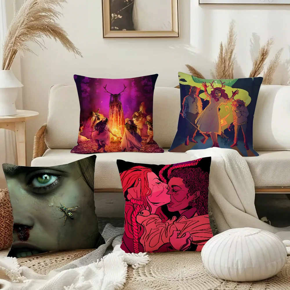 

MovieY-Yellowjackets-S Pillow Case Square Double-Sided Printing Short Plush Sofa Cushion Cover Bedroom Bedside Pillow