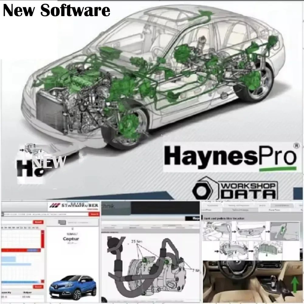 أحدث برنامج HAYNES 2015 طقم تشخيص السيارات |   أدوات السيارات أوتوادا 3.45 |   Vivid 2015+Vivid 2018.01 بيانات ورشة عمل VAtris-Stakis
