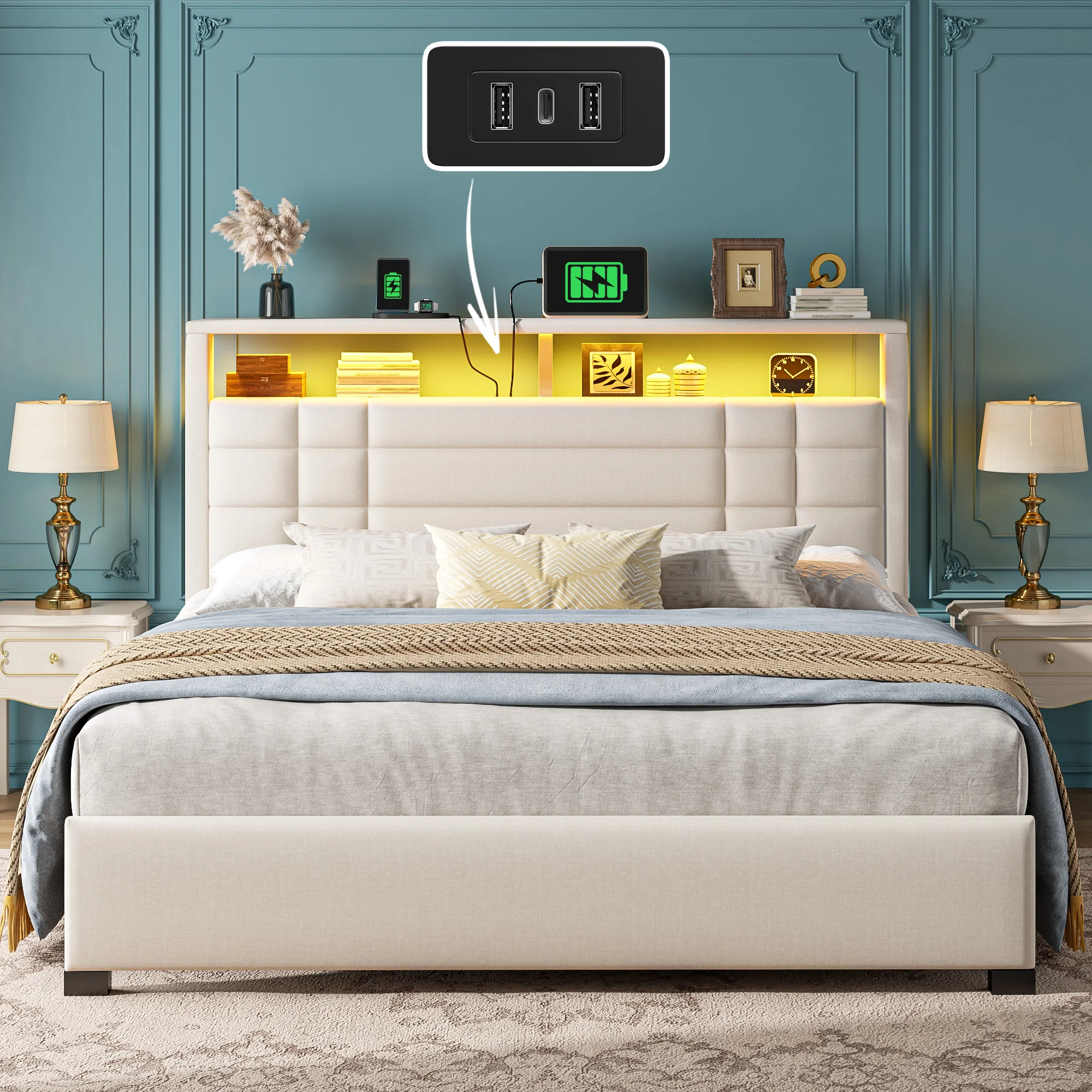 Full/Queen/King Bed…