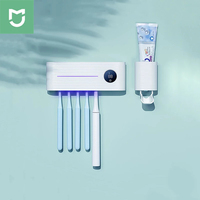 Mi UV Toothbrush Sterilizer Holder Inhibit Bacterial Antibacteria Drying Automatic Toothpaste Dispenser Bathroom Accessories