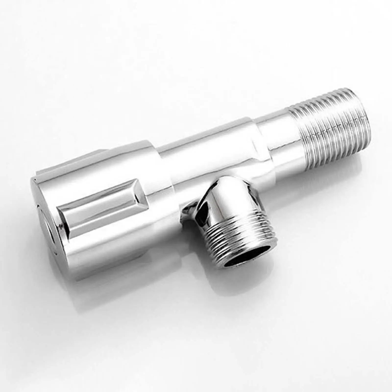 

3 Way Diverter Valve G1/2" Angle Stop Valve 304 Stainless Steel Faucet Triangle Valve Shower Arm for Fixed Shower Head