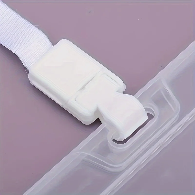 Horizontal Durable Transparent ID Card Holder; Ensure the Safety of Your Bank Credit Card and ID! image 3