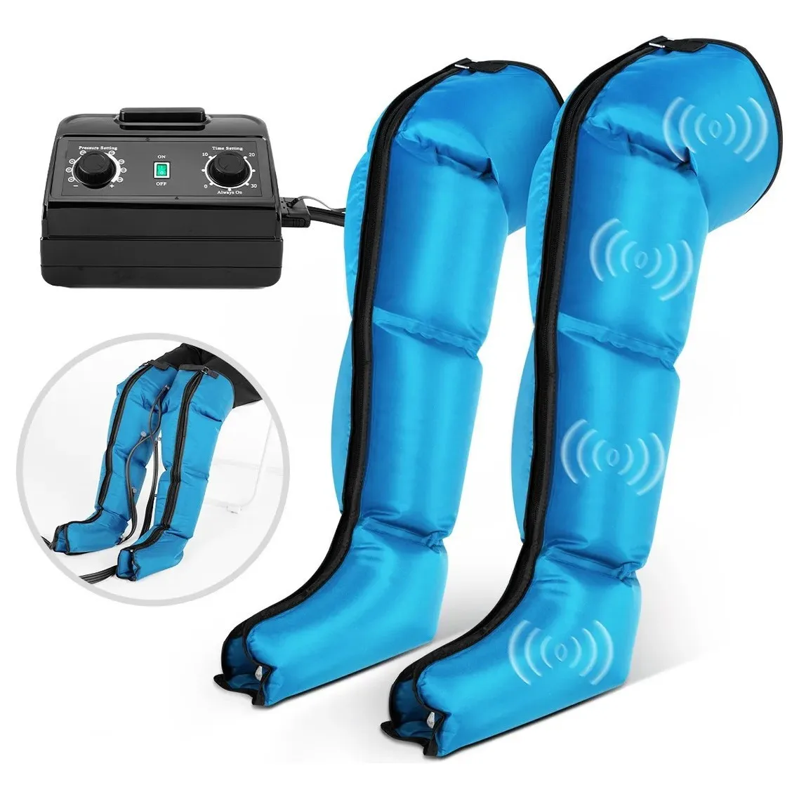 

Manufacturer Wholesale Air Compression Leg Massager Treatment System After Exercise Recovery Boots Limb Physiotherapy Massager