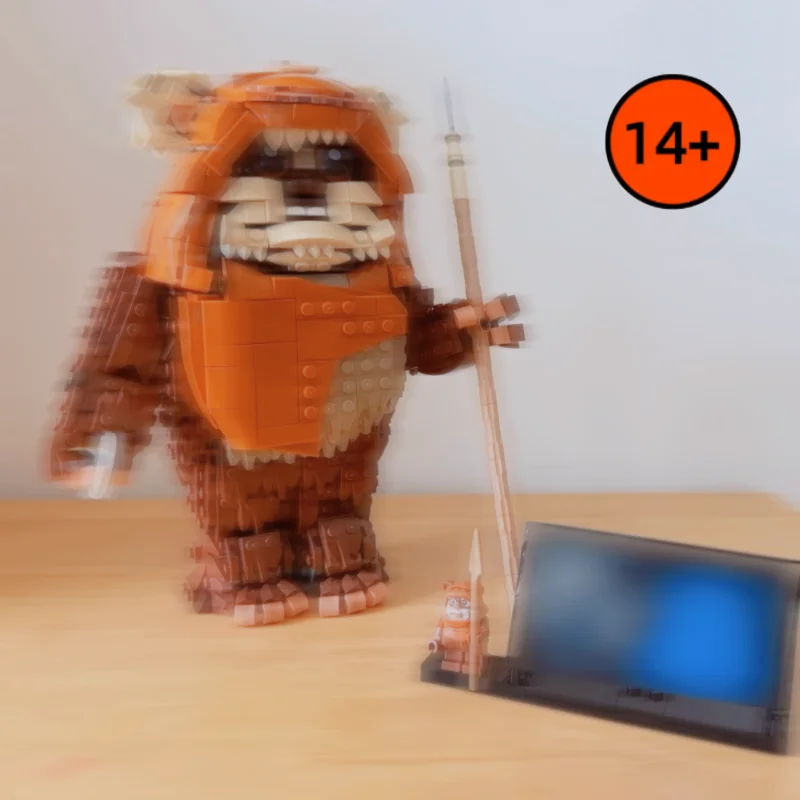 

2026 NEW MOC Wicket Building Blocks Model Brick Built Character Bear Assembly Home Decor Ornament Toys Christmas Birthday Gifts