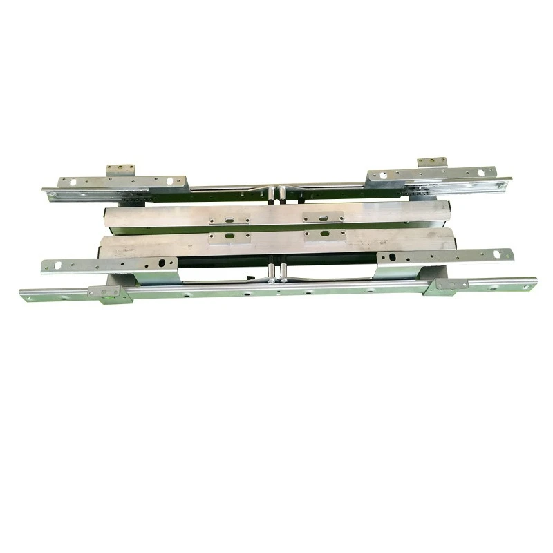 Retractable dining table as a whole, lifting wire guide rail folding dining table