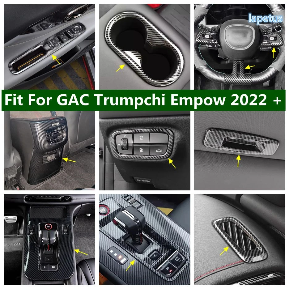 

Door Speaker / Head Light Switch / Gear Shift Panel / Air AC Outlet Cover Trim For GAC Trumpchi Empow 2022 2023 2024 Accessories