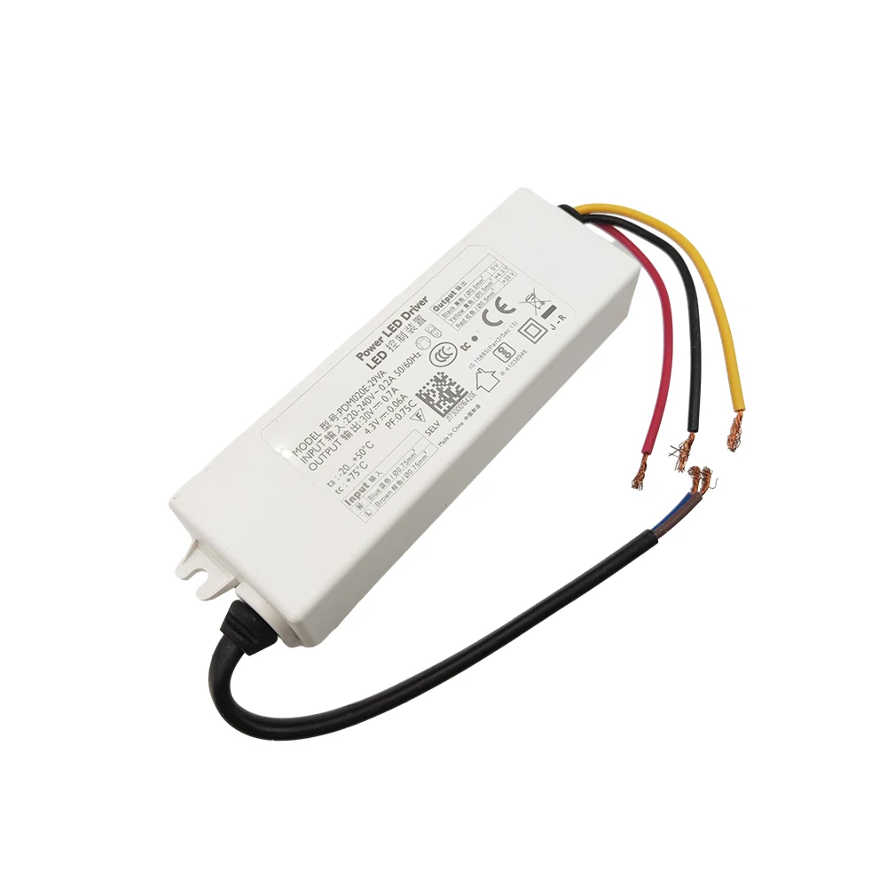 سائق طاقة ليد لفيليبس ، جهاز تحكم ليد ، 30 فولت 0.7A ، 4.3V0.06A ، PDM020E ، 29VA ، أصلي